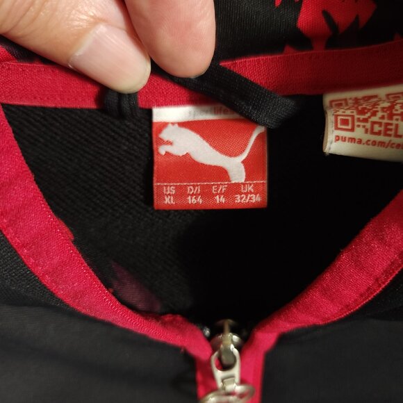 Puma Cell Girls Hooded Jacket Black Size XL - Picture 4 of 11